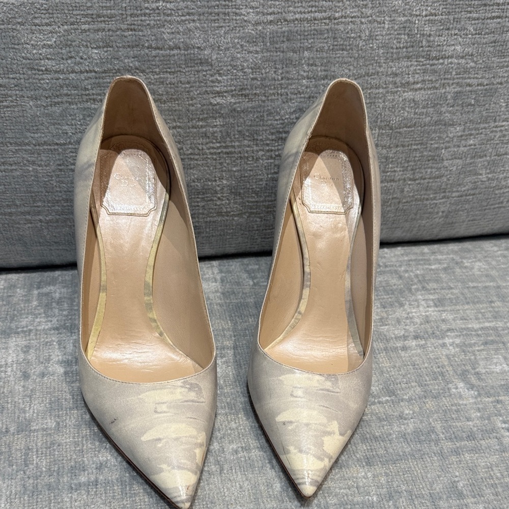 Christian Dior Elegant Beige Women's Heels